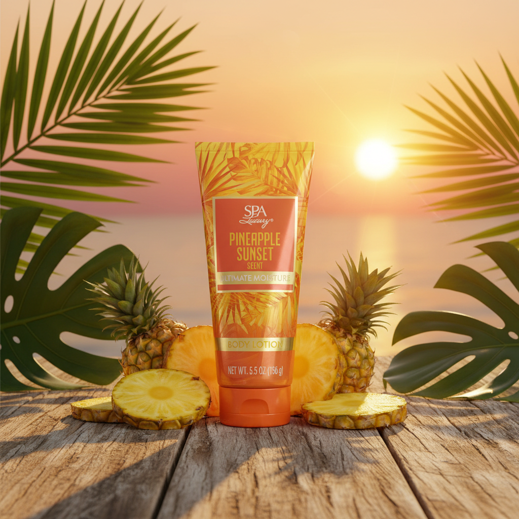SPA Luxury PINEAPPLE SUNSET SCENT Body Lotion