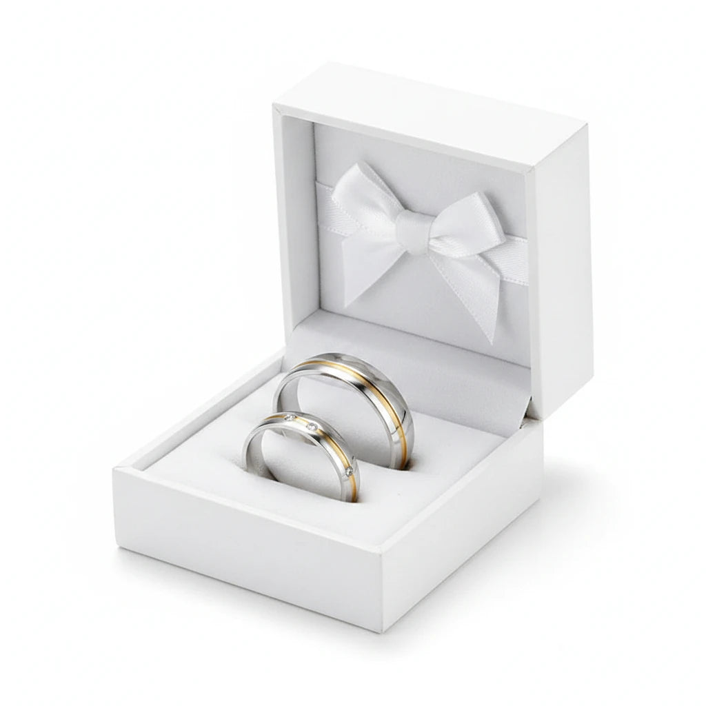 Wedding Rings for Women & Men-Stainless Steel Jewelry
