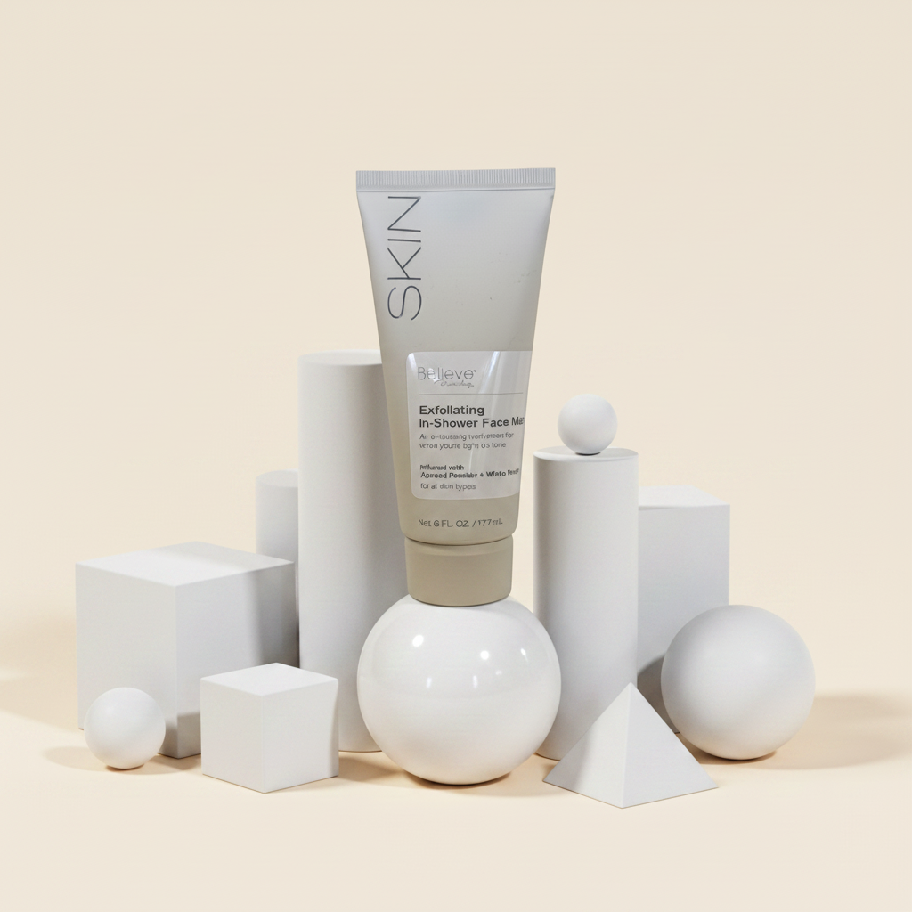 SKIN Believe Beauty Exfoliating In-Shower Face Mask