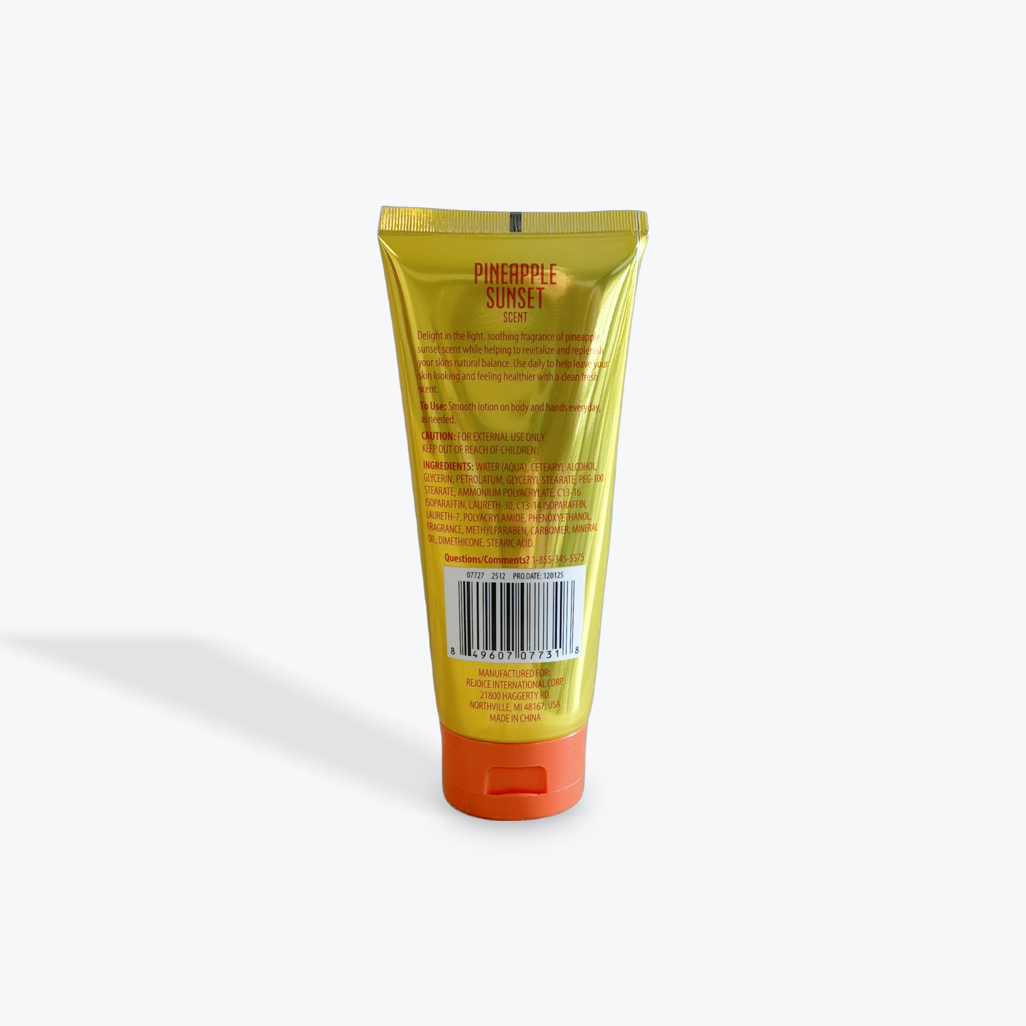 SPA Luxury PINEAPPLE SUNSET SCENT Body Lotion