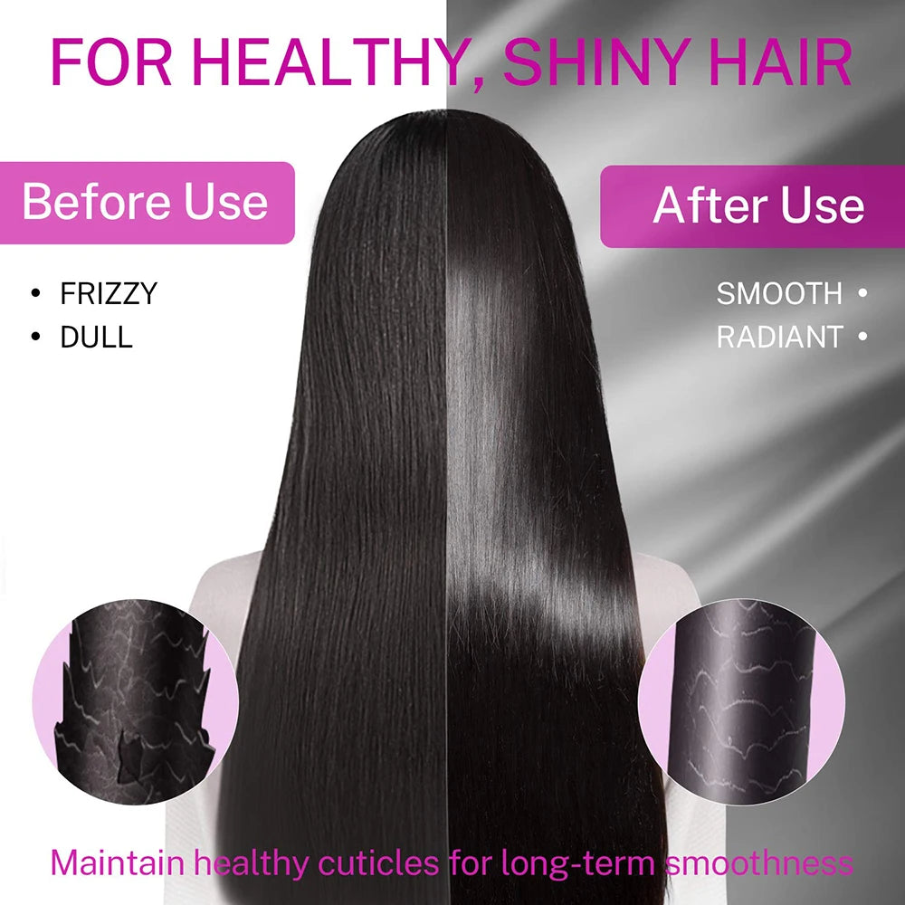 2 in 1 Hair Straightener Curler Set Dual Voltage-Versatile Styling Tool