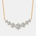 2.8ct Moissanite Necklace S925 Sterling Silver Smile Pendant