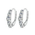 Moissanite Hoop Earrings