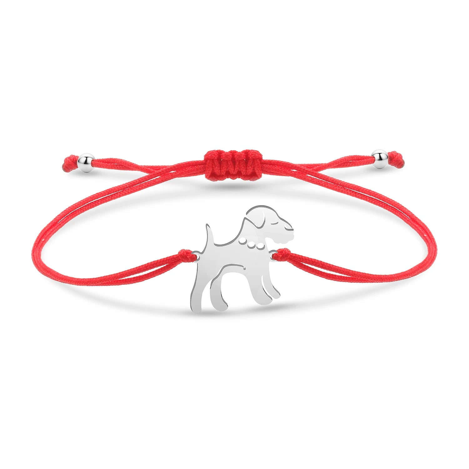 Dog Charm String-Bracelet